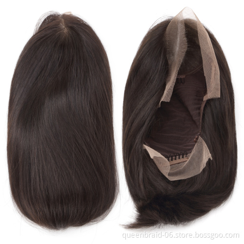 Short Straight Hair Bob Wigs Brazilian Virgin Human Hair Lace Front Wigs 13x4 Lace Closure Wig Part Pre Plucked with Baby Hair